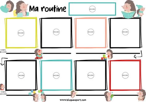 Ma Routine Blogue Part Tableau De Routine Pictogramme Routine