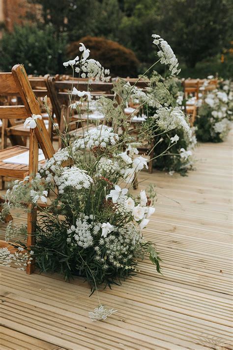 Wildflower Aisle Summer Styling Reimagined Wedding Ceremony Flowers