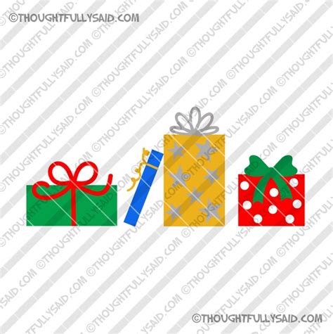 Christmas GIFTS svg dxf png eps holiday presents design
