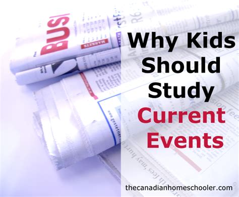 Why Kids Should Study Current Events