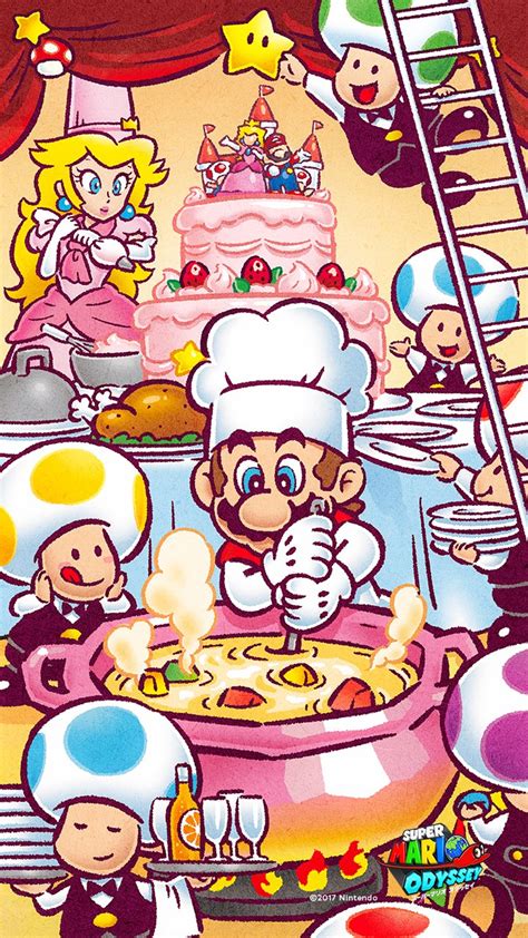 File Smo Wallpaper Luncheon Kingdom Super Mario Wiki The Mario Encyclopedia