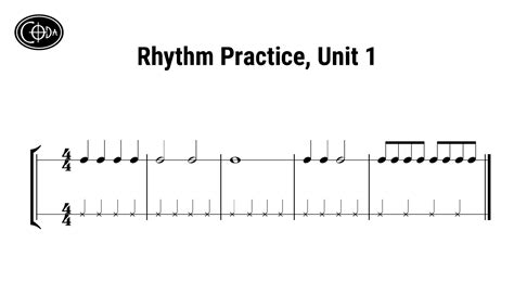 Rhythm Practice Unit 1 Coda Edc Flutes