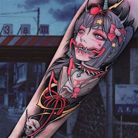 Tattoo By Brando Chiesa BrandoChiesa Darkarttattoos Darkart Evil