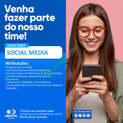 Social Media Teresina Pi 01 Vaga S Themos Vagas Empregos E Estágiosthemos Vagas