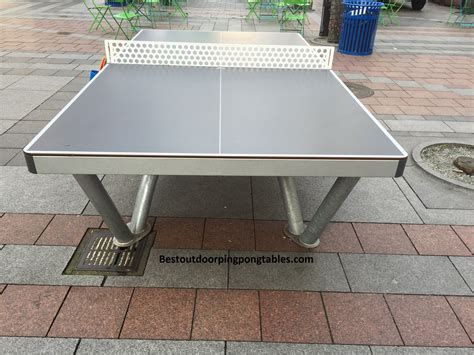 Can i make a diy outdoor ping pong table? seattle outdoor ping pong tables