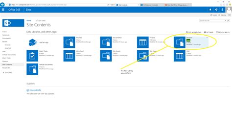 How To Create Document Library In Sharepoint Site