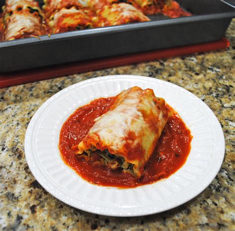 Mushroom And Spinach Lasagna Roll Ups Recipe Treasure