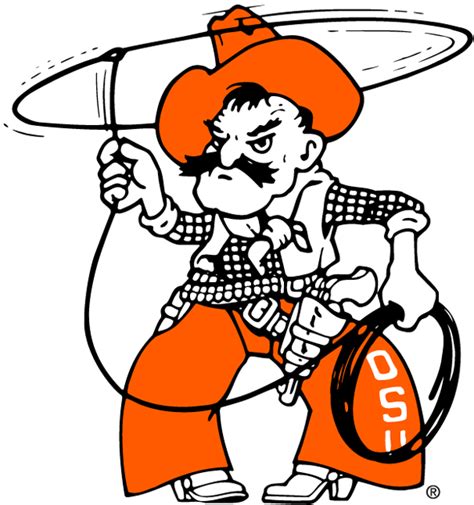 Oklahoma State Cowboys Mascot Logo Ncaa Division I N R Ncaa N R