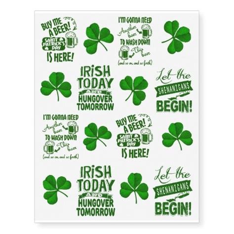 St Patricks Day Irish Drinking Quotes Temporary Tattoos Irish Drinking Quotes Irish Quotes St