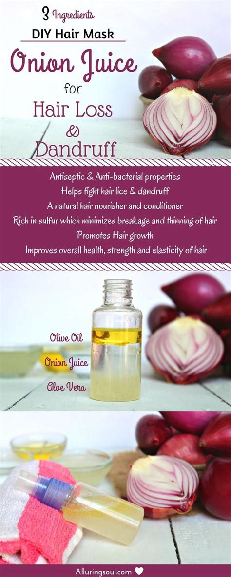 Onion Juice For Hair Loss And Dandruff Is The Oldest Remedy That Not