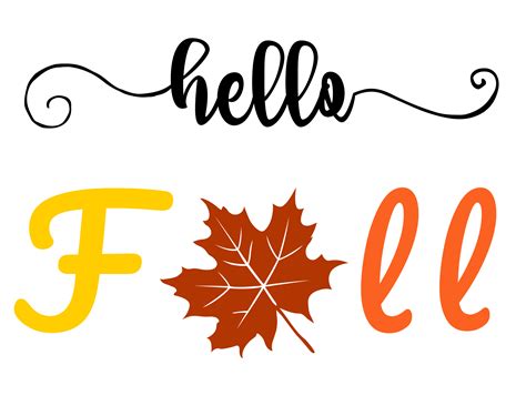 Printable Fall Letters