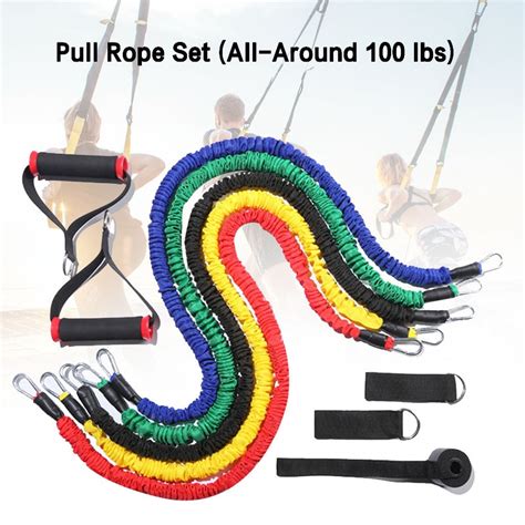 Pcs Set Resistance Bands Pull Rope For Home Gym Equipment Workout