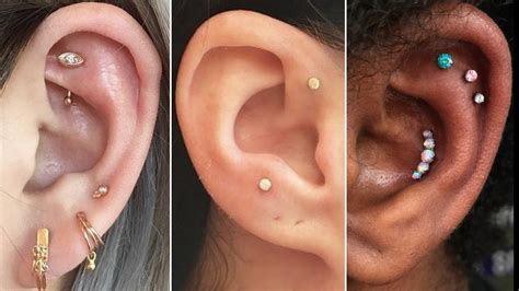 Types Of Ear Piercings Guide To Ear Piercing Placement Allure