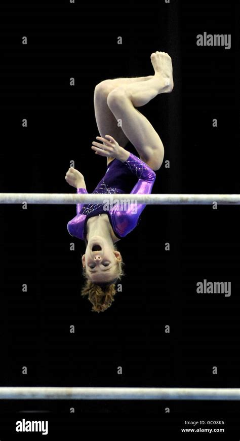 Russias Anastasia Grishina Competes On The Uneven Bars During The