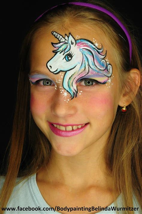 Disenos Pintacaritas Unicornio Facil Desenhos Para Colorir Ariel