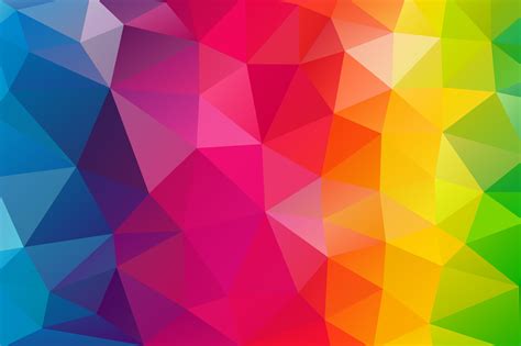 Geometric Colorful Rainbow Free Ppt Backgrounds For Y
