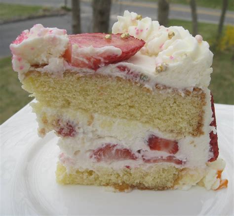strawberry sponge cake with mascarpone cream frosting cake strawberry sponge cake cream frosting