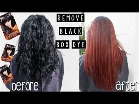 I scrubbed at my poor skin with everything, imagining having my skin fall off in the. Remove Black Box Hair Color - YouTube