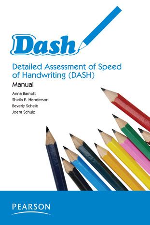 You are keen to study english in london. Detailed Assessment of Speed of Handwriting (DASH ...