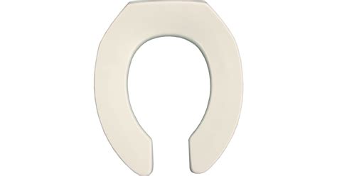 Bemis Round Open Front Toilet Seat Less Cover With