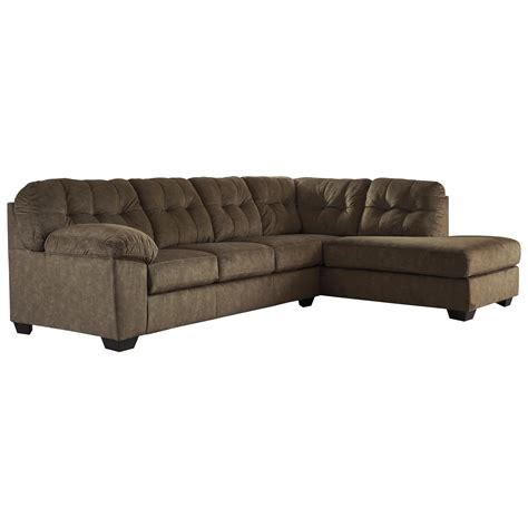Signature Design By Ashley Accrington Contemporary Sectional With Right