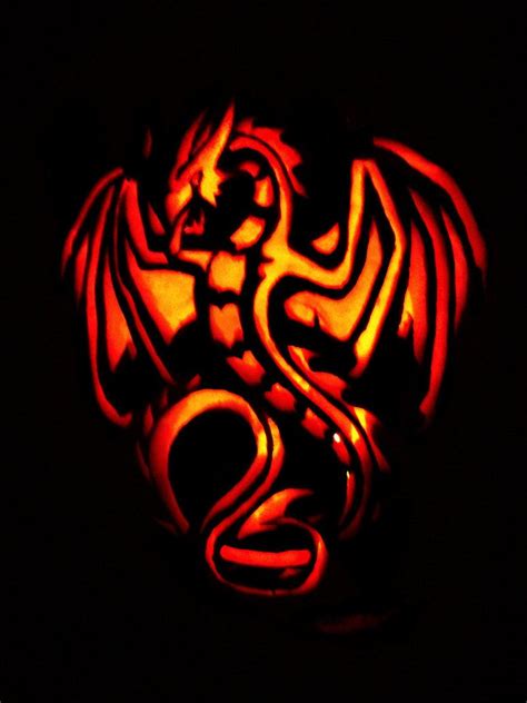 Dragon Pumpkin By Joanna Banana On Deviantart Dragon Halloween