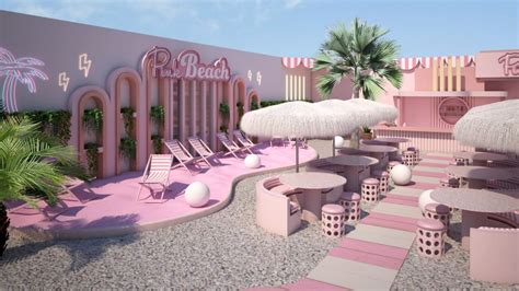 This Pink Beach Bar Will Open Up In Amsterdam Anne Travel Foodie