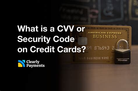 What Is A Cvv And Security Code On Credit Cards
