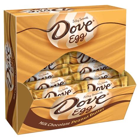 Dove Peanut Butter And Milk Chocolate Easter Candy Eggs 1 Ounce