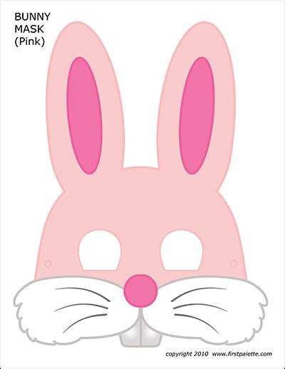 Grab the printable bunny ears for kids to make a super cute bunny hat they can wear to celebrate spring and easter! Bunny Masks | Free Printable Templates & Coloring Pages ...