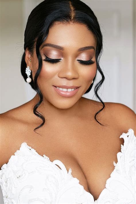 30 Black Bride Makeup Ideas US Makeup Trends Black Bridal Makeup