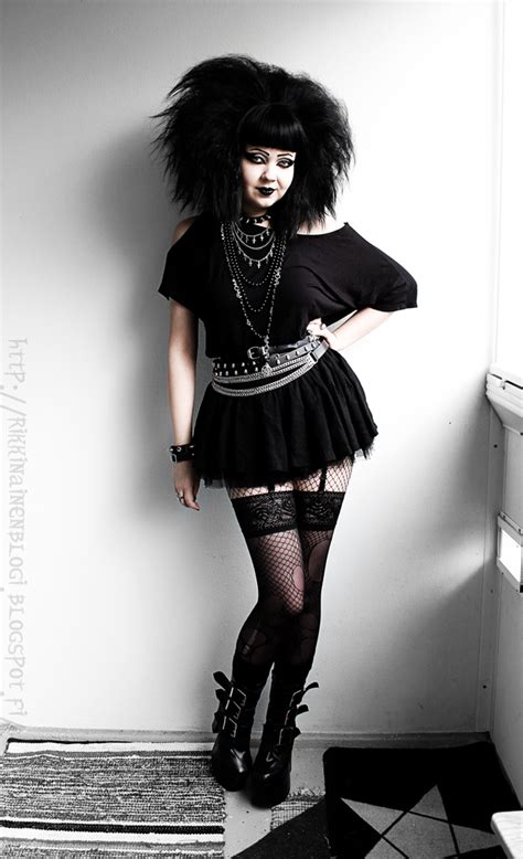 Black Widow Sanctuary Goth Fashion Punk Gothic Fashion Women Elegant Goth