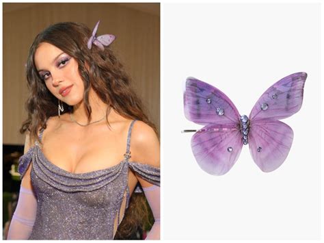 Fans Can Get Olivia Rodrigos Butterfly Clips She Wore To The Met Gala