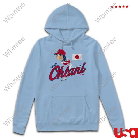 Shohei Ohtani Japan Caricature Long Sleeve Shirt Wbmtee