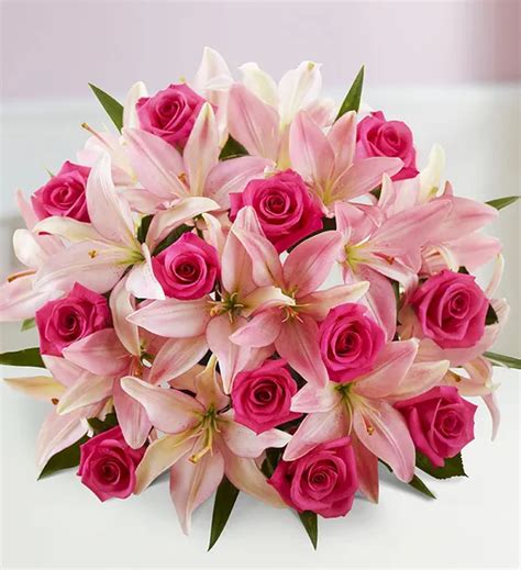 12 Bouquet Rose Lily Flowers The Expert