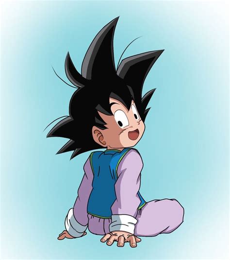 Goten Is The Cutest Kid Ever I Wish I Can Just Meet Him And Give A Big Hug Anime Dragon Ball