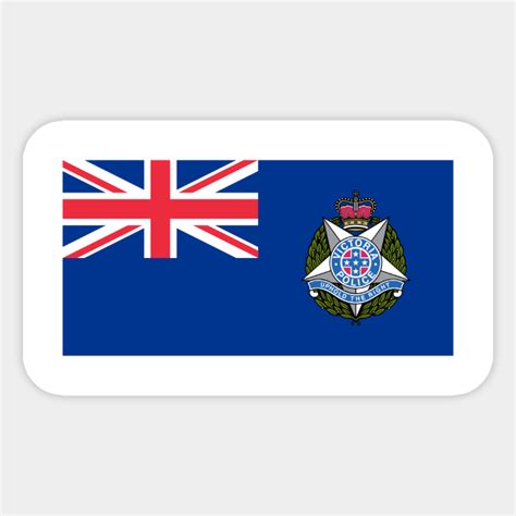 Flag Of The Victoria Police Flag Of The Victoria Police Aufkleber