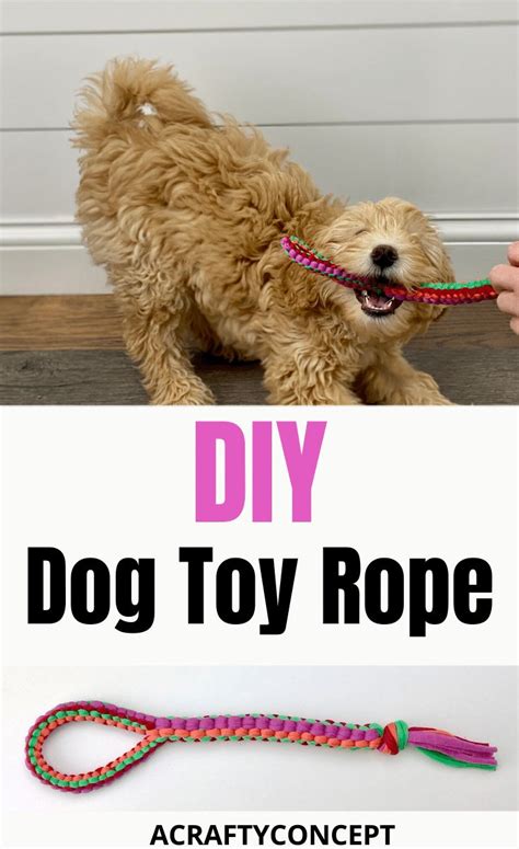 How To Make A Fun Diy Dog Toy Rope Out Of T Shirt Yarn A Crafty