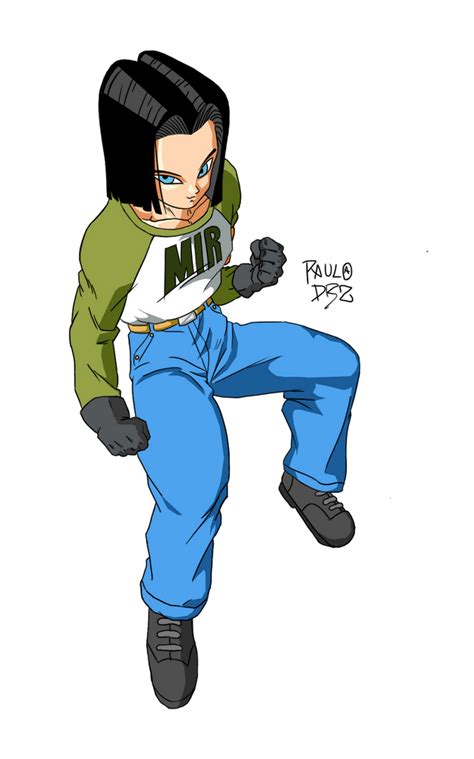 Android 17 Dragon Ball Super By Paulodbz On Deviantart