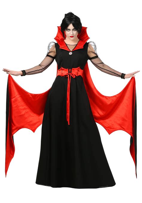 Womens Batty Vampire Plus Size Costume 1x 2x