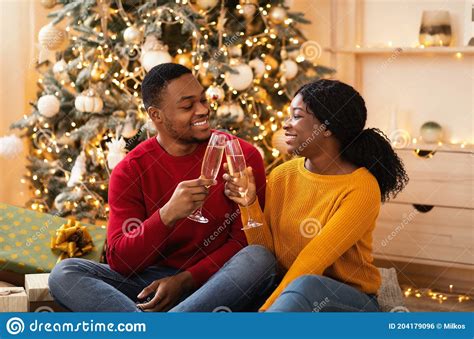 Ts Romance And Date On New Years Night Stock Photo Image Of