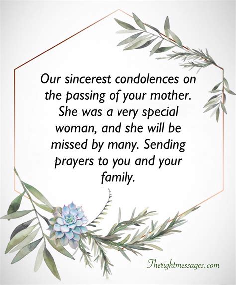 Short And Long Condolence Messages On Death Of Mother - The Right Messages