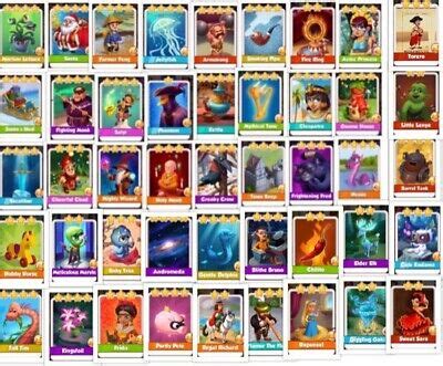 Please let me know so we can keep this list updated and have everybody complete their sets. Coin Master Excalibur,Santa,Lettuce,Fire Ring,ANY 16 Cards ...