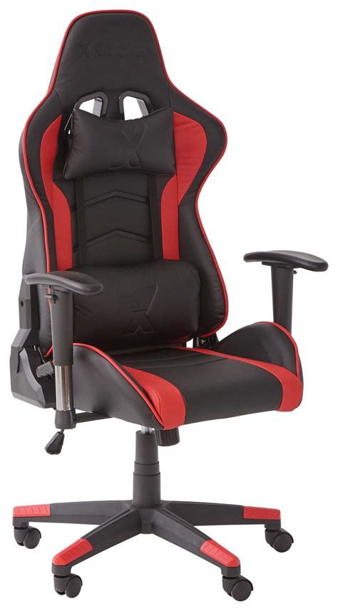 X Rocker Alpha Esports Ergonomic Office Gaming Chair Red 8455808