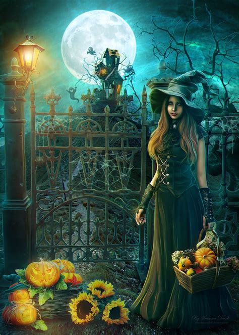 Pin By Fátima Borges On Halloween Witch Art Beautiful Witch Samhain