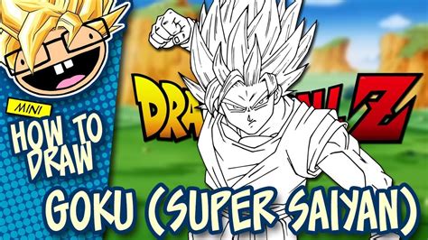 Here you can see where i started with my drawing and the reference image i used for this tutorial. How to Draw SUPER SAIYAN GOKU (Dragon Ball Z) | Narrated ...