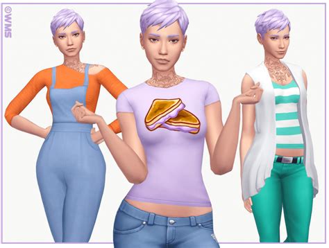 Latest Accessory Tops Custom Content For The Sims 4 — Snootysims