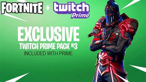 The first fortnite twitch prime pack was released on february 28th, 2018 and included the exclusive havoc skin, backup plan back bling, sub commander skin, slipstream glider and the instigator pickaxe, which was added to the pack later on. Fortnite Twitch Prime Pack #3 RELEASE DATE... - YouTube