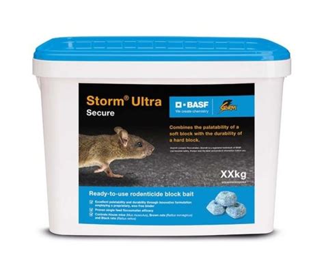 storm ultra secure bait blocks 3kg rodent baits mole avon