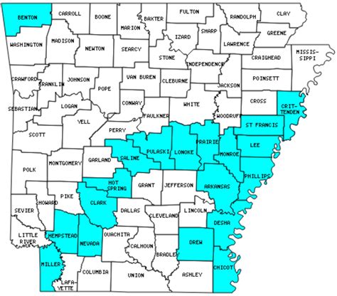Arkansas Counties Visited With Map Highpoint Capitol And Facts